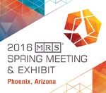 Andrew Dane awarded MRS symposium student presentation prize at MRS Spring 2016